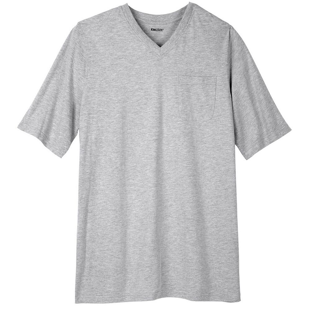 Мужская легкая футболка Kingsize Big & Tall без усадки, удлиненная с v-образным вырезом KingSize, цвет Heather Grey
Мужская легкая футболка Kingsize Big & Tall без усадки, удлиненная с v-образным вырезом KingSize, цвет Heather Grey