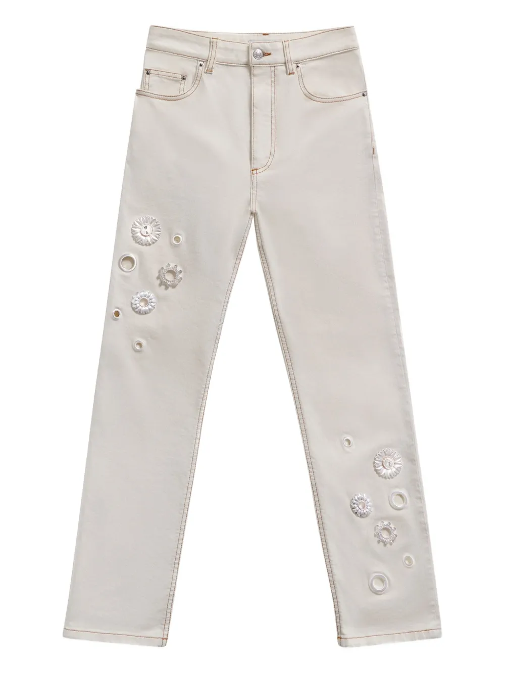 Джинсы с вырезами AREA, белый
Джинсы с вырезами AREA, белый