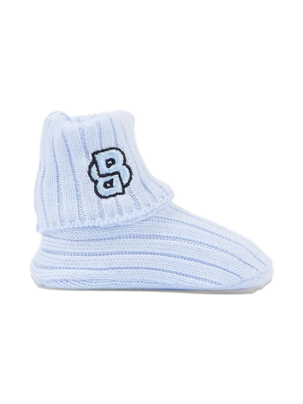 Вышитые ребристые пинетки Boss Kidswear, синий
Вышитые ребристые пинетки Boss Kidswear, синий