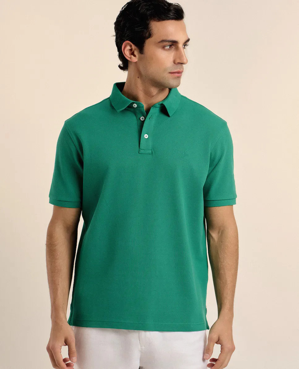 Классическая мужская поло из пике с коротким рукавом Valecuatro, зеленый
Классическая мужская поло из пике с коротким рукавом Valecuatro, зеленый