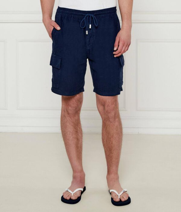 Льняные шорты черного цвета Regular fit Vilebrequin, синий
Льняные шорты черного цвета Regular fit Vilebrequin, синий