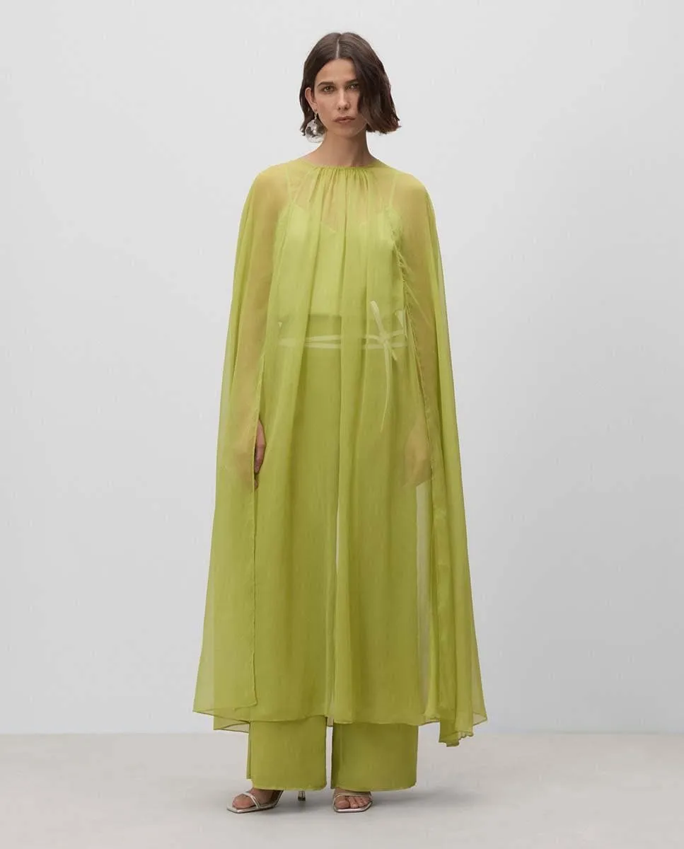 Женский пончо с открытой спиной Simorra, светло-зеленый
Женский пончо с открытой спиной Simorra, светло-зеленый