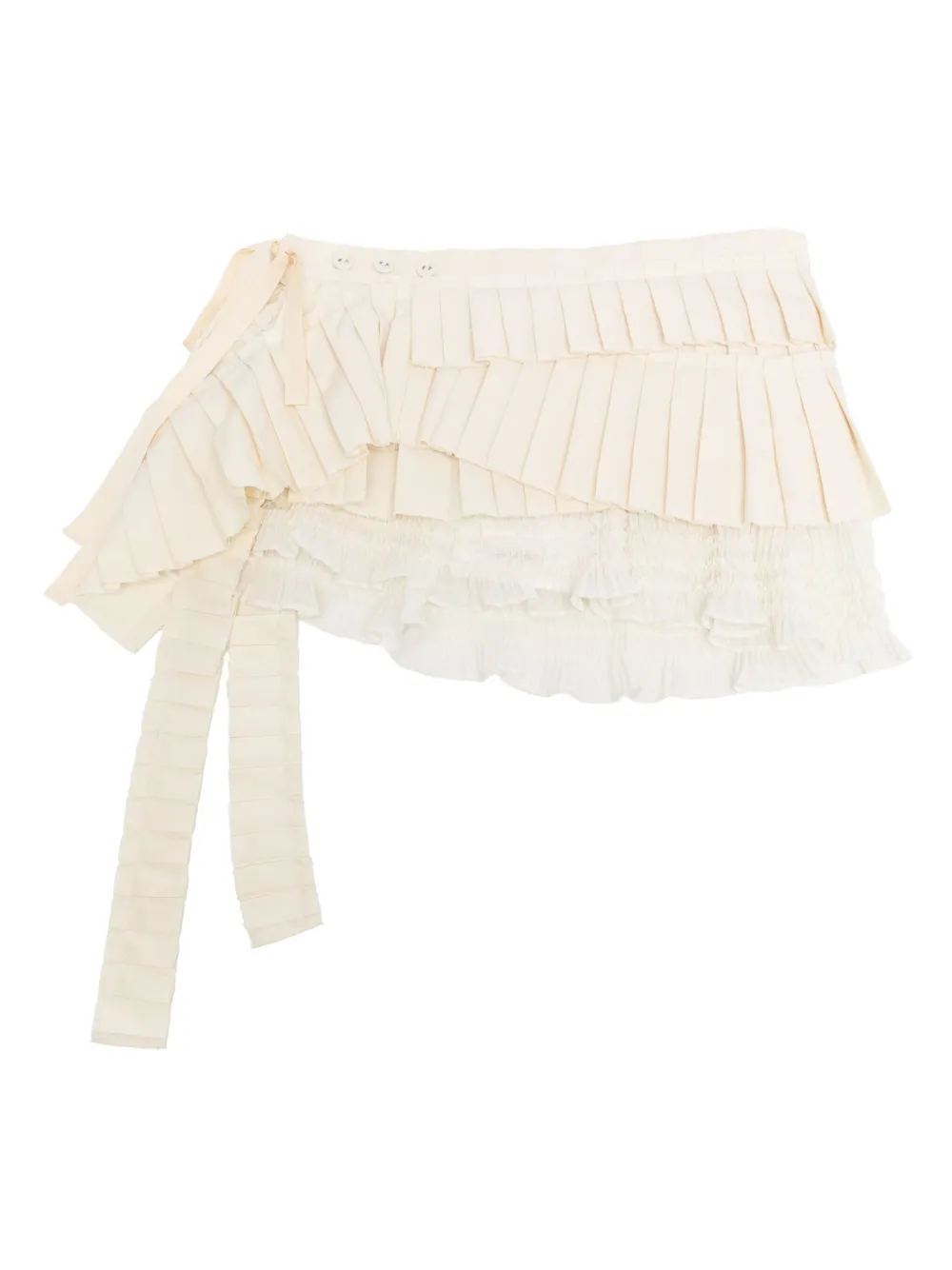 Ремень с плиссированной вставкой Rokh, нейтральный
Ремень с плиссированной вставкой Rokh, нейтральный