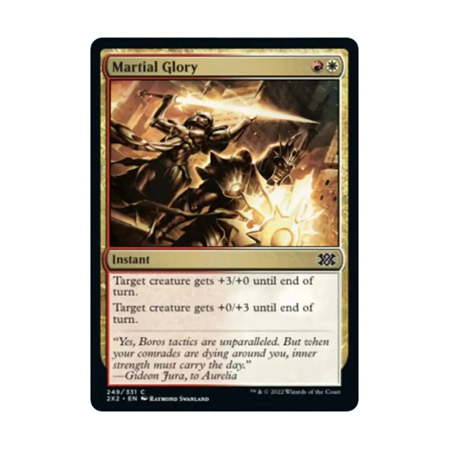 CCG Боевая слава (C) (Рольга), MTG - Double Masters 2022
CCG Боевая слава (C) (Рольга), MTG - Double Masters 2022