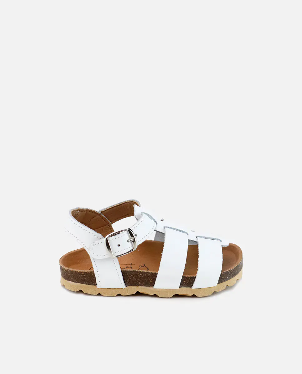 Детские сандалии из коровьей кожи Eli 1957, белый
Детские сандалии из коровьей кожи Eli 1957, белый