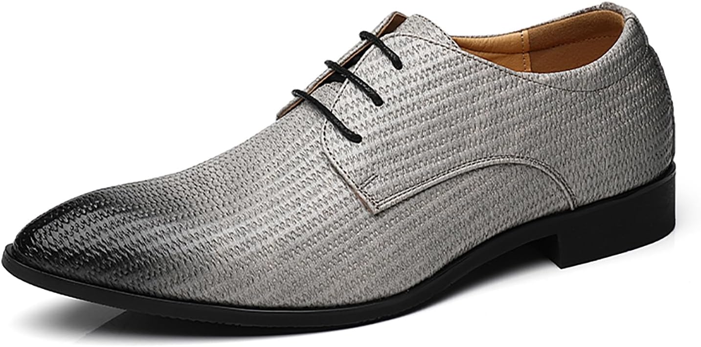 Мужские дерби из искусственной кожи с закрытым носком, классические туфли для мужчин Generic, серый
Мужские дерби из искусственной кожи с закрытым носком, классические туфли для мужчин Generic, серый