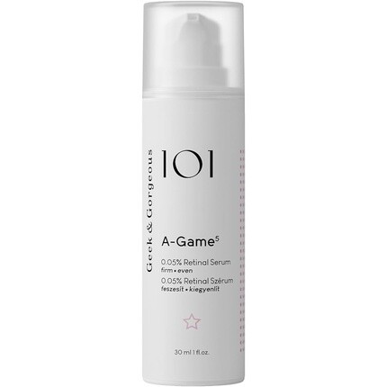 Geek & Gorgeous A-Game 5-0,05% Сыворотка для сетчатки 30 мл
Geek & Gorgeous A-Game 5-0,05% Сыворотка для сетчатки 30 мл