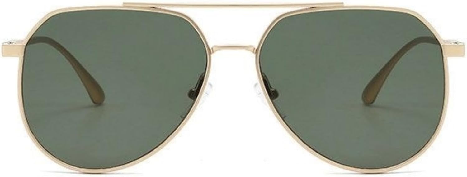 Willochra — большие солнцезащитные очки-пилот для женщин в винтажном стиле с металлической оправой и двойным дужком, а также овальные солнцезащитные очки для мужчин с защитой от УФ-излучения UV400, C3
Willochra — большие солнцезащитные очки-пилот для женщин в винтажном стиле с металлической оправой и двойным дужком, а также овальные солнцезащитные очки для мужчин с защитой от УФ-излучения UV400, C3