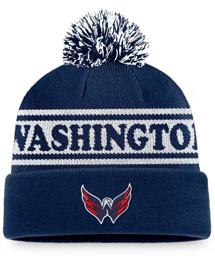 Мужская темно-синяя вязаная шапка Washington Capitals в винтажном стиле Sport Resort с манжетами и помпоном Fanatics, синий
Мужская темно-синяя вязаная шапка Washington Capitals в винтажном стиле Sport Resort с манжетами и помпоном Fanatics, синий