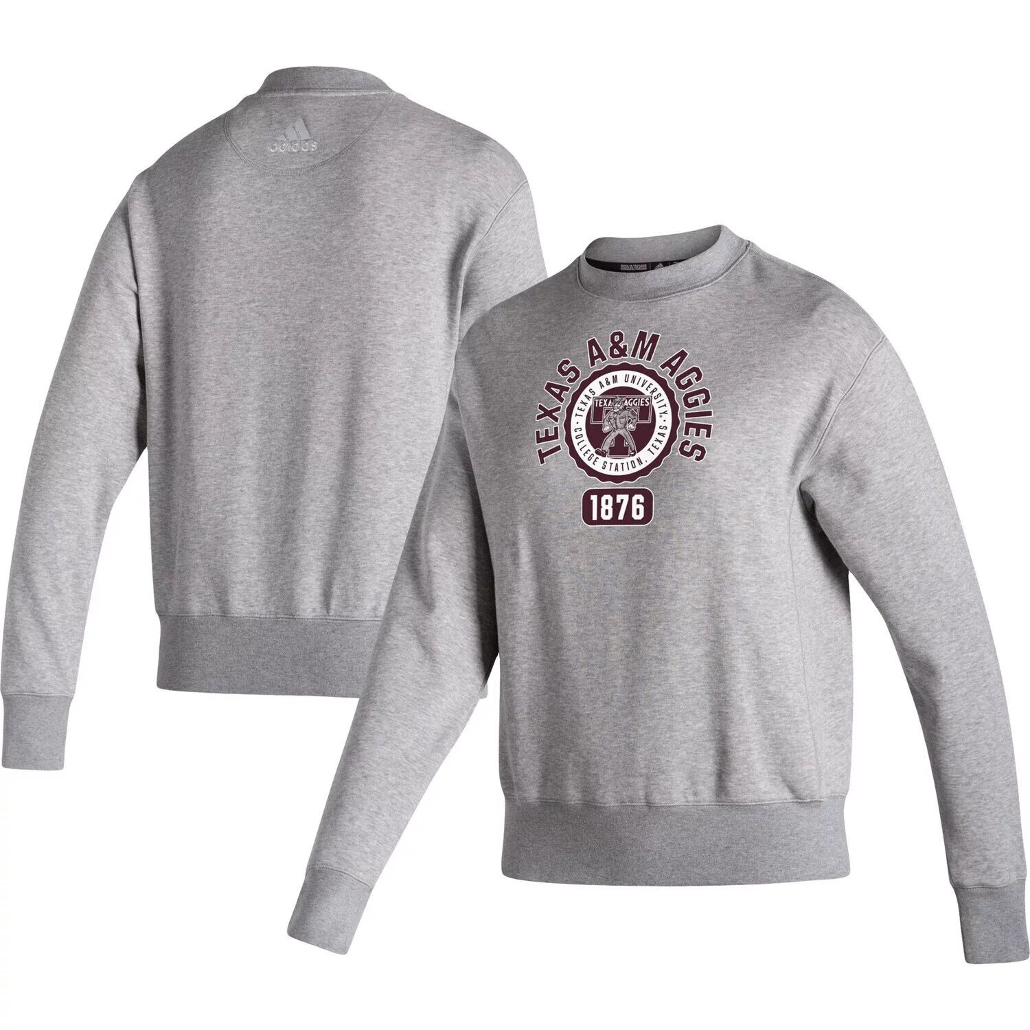 Женский свитшот adidas Heathered Grey Texas A&M Aggies Vintage Circle с круглым вырезом adidas
Женский свитшот adidas Heathered Grey Texas A&M Aggies Vintage Circle с круглым вырезом adidas