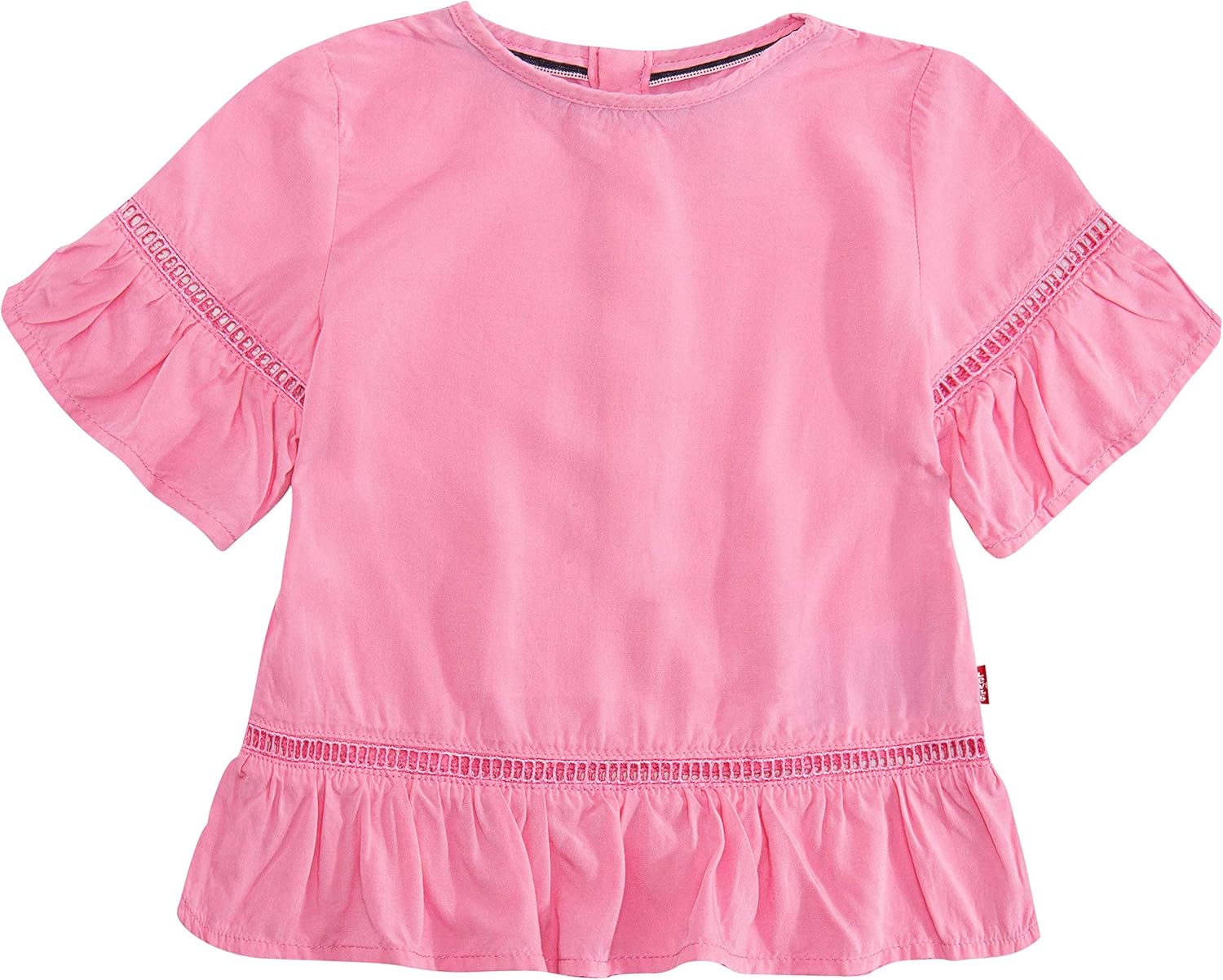 Топ с короткими рукавами и оборками для девочек Levi's, Sachet Pink
Топ с короткими рукавами и оборками для девочек Levi's, Sachet Pink