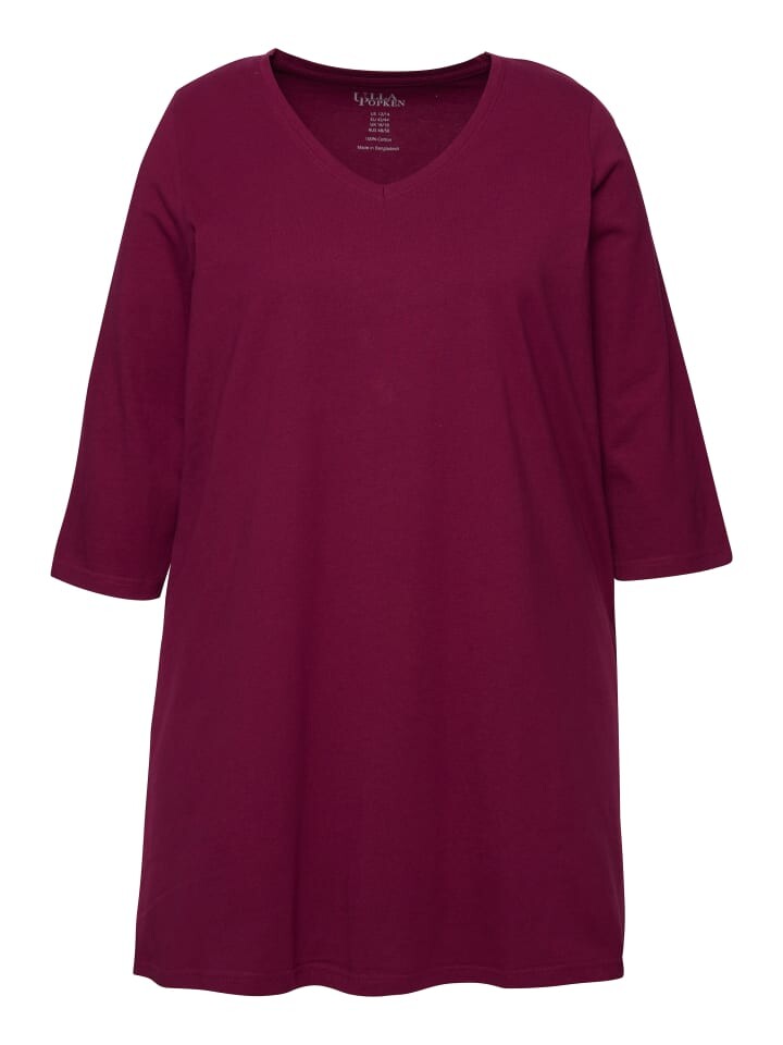 Футболка Ulla Popken Longshirt, цвет dunkle beere
Футболка Ulla Popken Longshirt, цвет dunkle beere