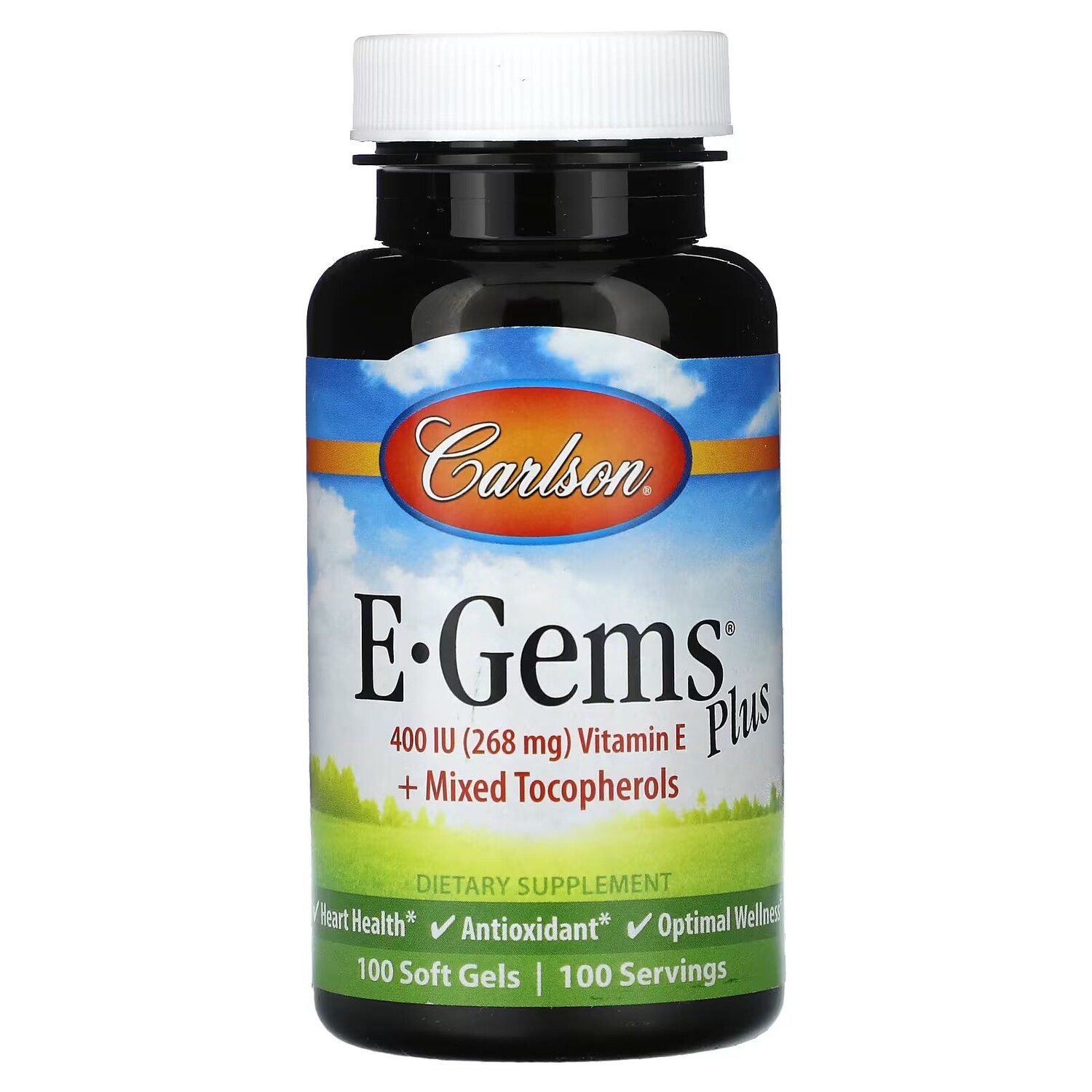 E-Gems Plus, 400 МЕ (268 мг), 100 мягких таблеток Carlson
E-Gems Plus, 400 МЕ (268 мг), 100 мягких таблеток Carlson