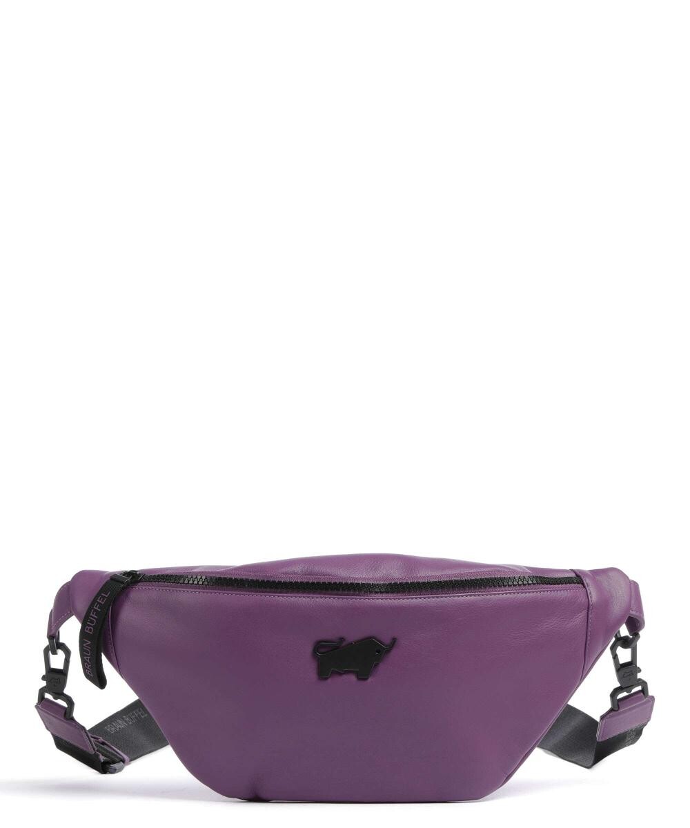 Сумка-слинг Capri RFID из мелкозернистой яловой кожи. Braun Büffel, фиолетовый 
Сумка-слинг Capri RFID из мелкозернистой яловой кожи. Braun Büffel, фиолетовый