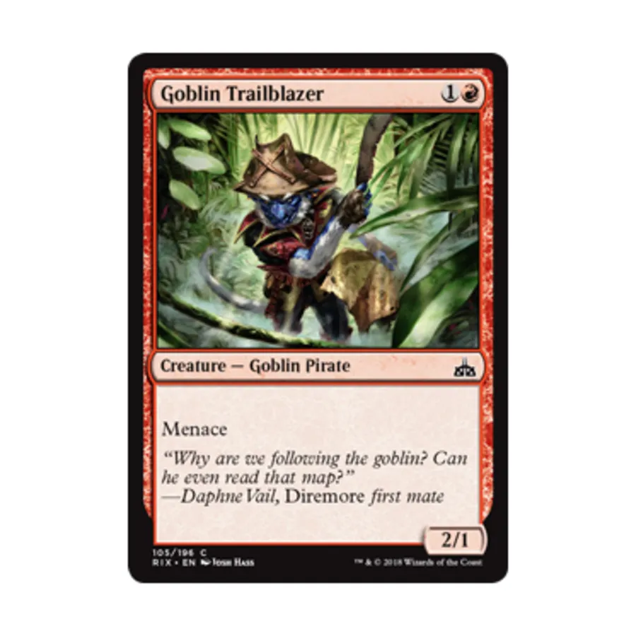 CCG Гоблин-первопроходец (клавиша C), MTG - Rivals of Ixalan
CCG Гоблин-первопроходец (клавиша C), MTG - Rivals of Ixalan