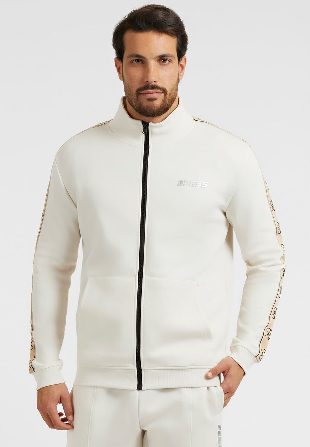 Толстовка на молнии MIT SEITLICHEM LOGO Guess, серый
Толстовка на молнии MIT SEITLICHEM LOGO Guess, серый