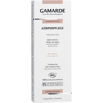 Биокосметика для ухода за телом с маслом подсолнечника, лаванды и арганы - Насыщенный лосьон для тела для сухой и очень сухой кожи - Питательный лосьон для тела для женщин и мужчин - Веган - 200 мл, Gamarde
Биокосметика для ухода за телом с маслом подсолнечника, лаванды и арганы - Насыщенный лосьон для тела для сухой и очень сухой кожи - Питательный лосьон для тела для женщин и мужчин - Веган - 200 мл, Gamarde