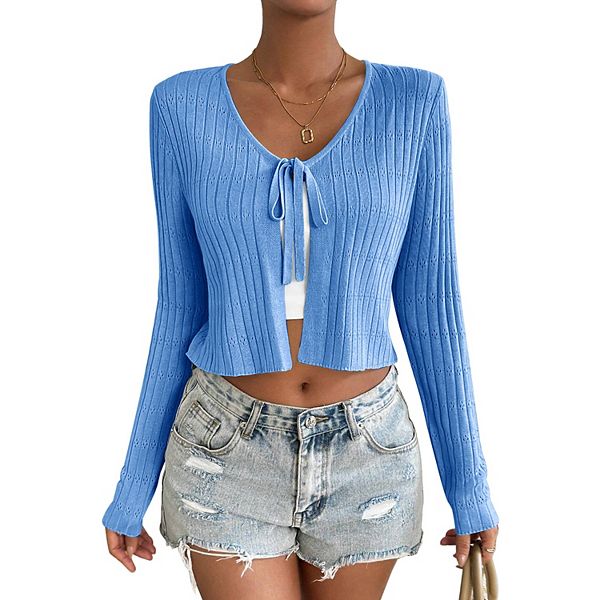 Женский кардиган с 3/4 рукавом и ажурной вязкой Missky
Женский кардиган с 3/4 рукавом и ажурной вязкой Missky