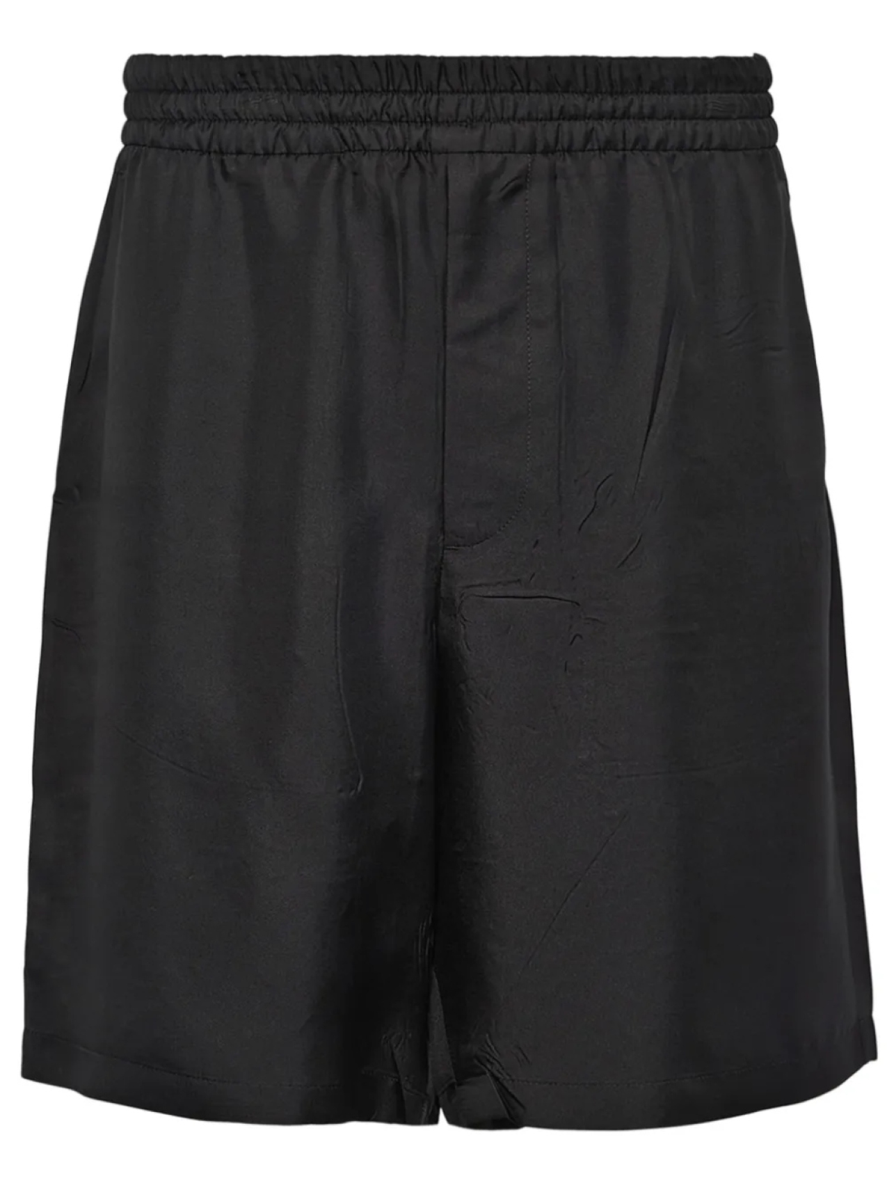 Шелковые спортивные шорты Prada, черный
Шелковые спортивные шорты Prada, черный