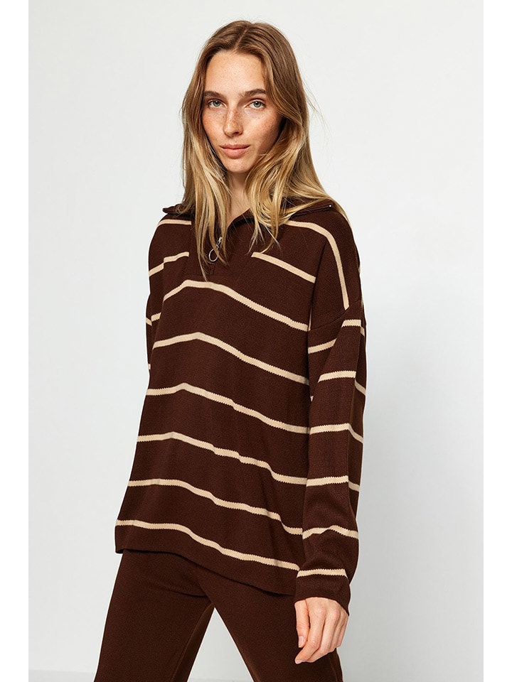 Пуловер trendyol 2tlg. Outfit, коричневый
Пуловер trendyol 2tlg. Outfit, коричневый