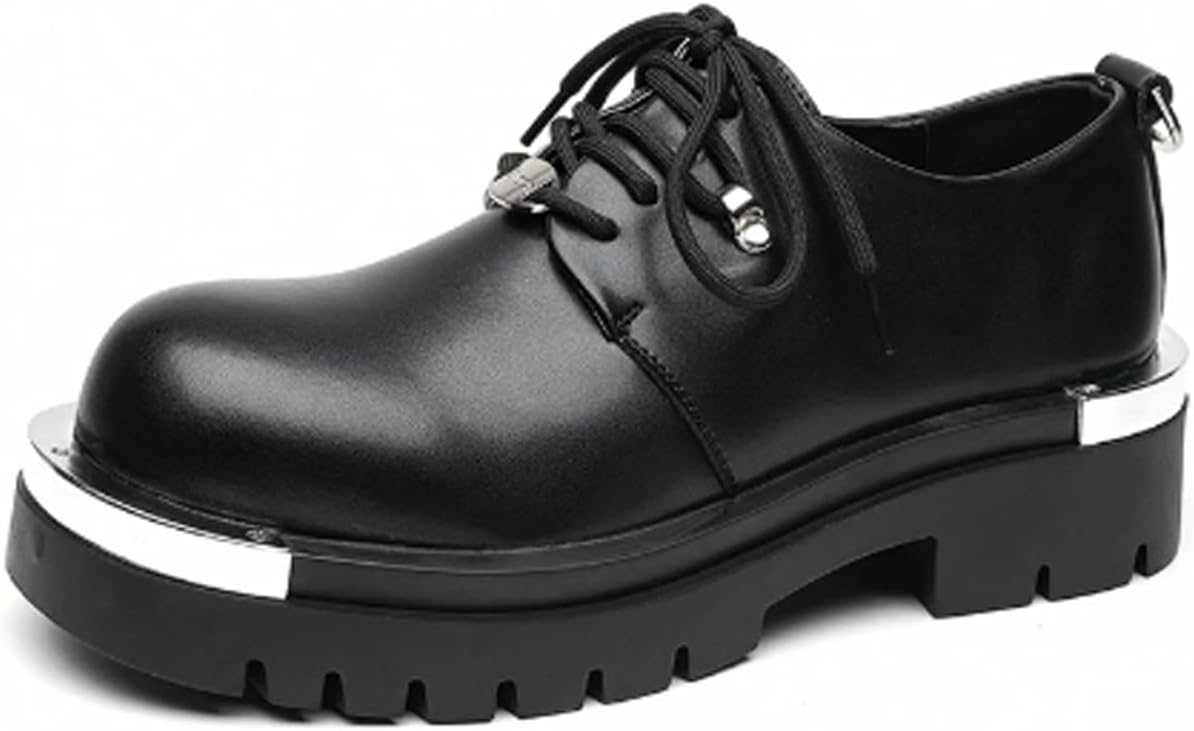 Мужские кожаные оксфорды на массивном каблуке с платформой, классический круглый носок, удобные дерби для увеличения роста Generic, черный
Мужские кожаные оксфорды на массивном каблуке с платформой, классический круглый носок, удобные дерби для увеличения роста Generic, черный
