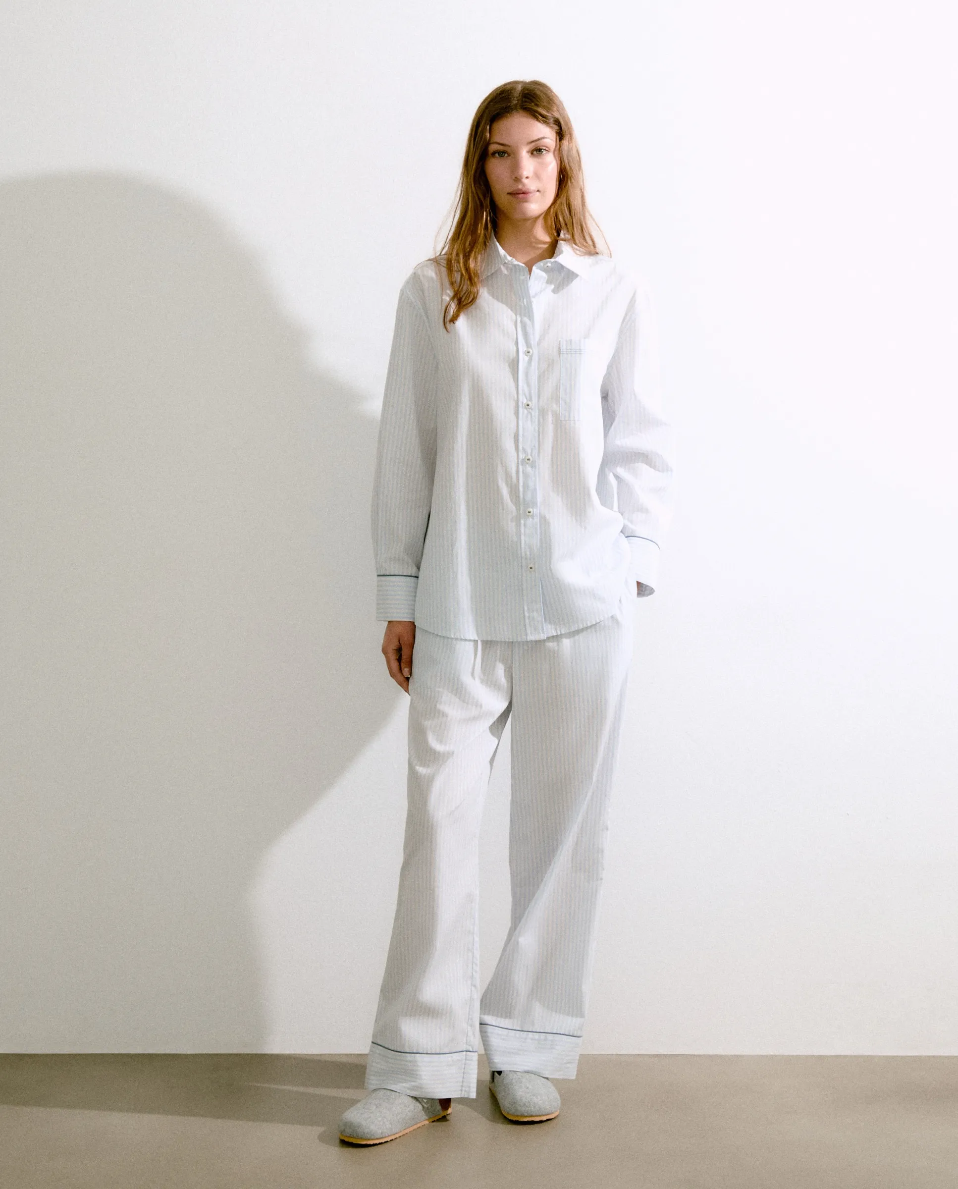 Женская пижама в полоску Énfasis, синий
Женская пижама в полоску Énfasis, синий