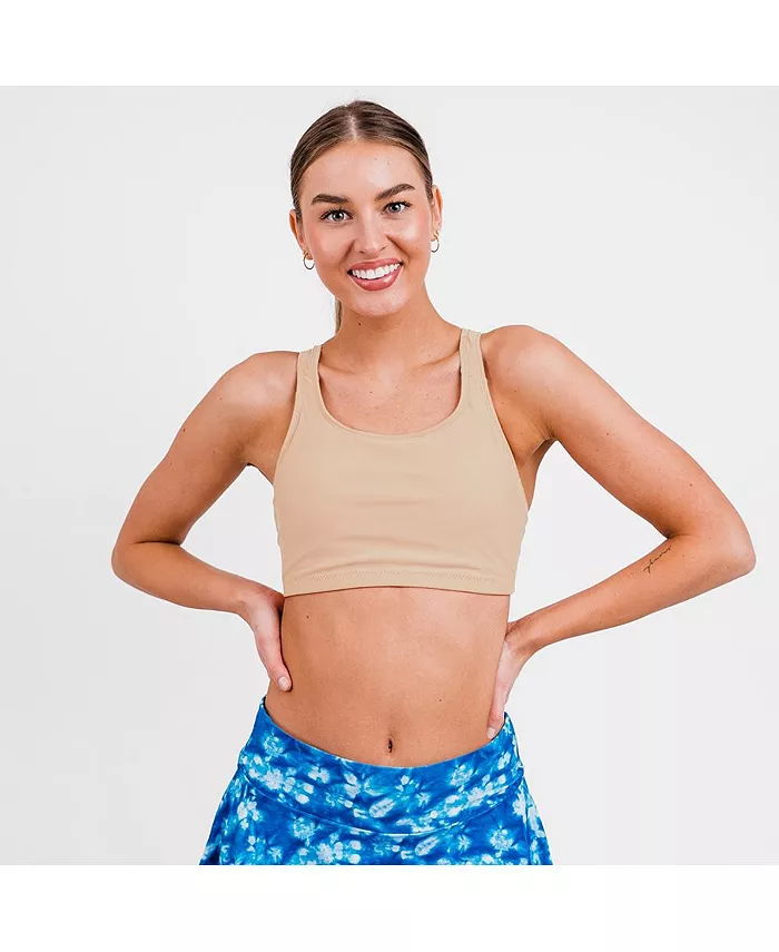 Женский спортивный купальный топ Racerback со съемными чашками Calypsa, желтый
Женский спортивный купальный топ Racerback со съемными чашками Calypsa, желтый