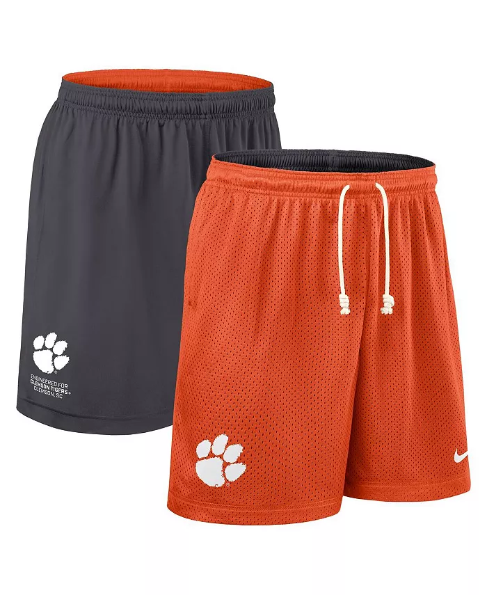 Мужские шорты Clemson Tigers 2025 Sideline Reversible Performance оранжевого/угольного цвета Nike
Мужские шорты Clemson Tigers 2025 Sideline Reversible Performance оранжевого/угольного цвета Nike