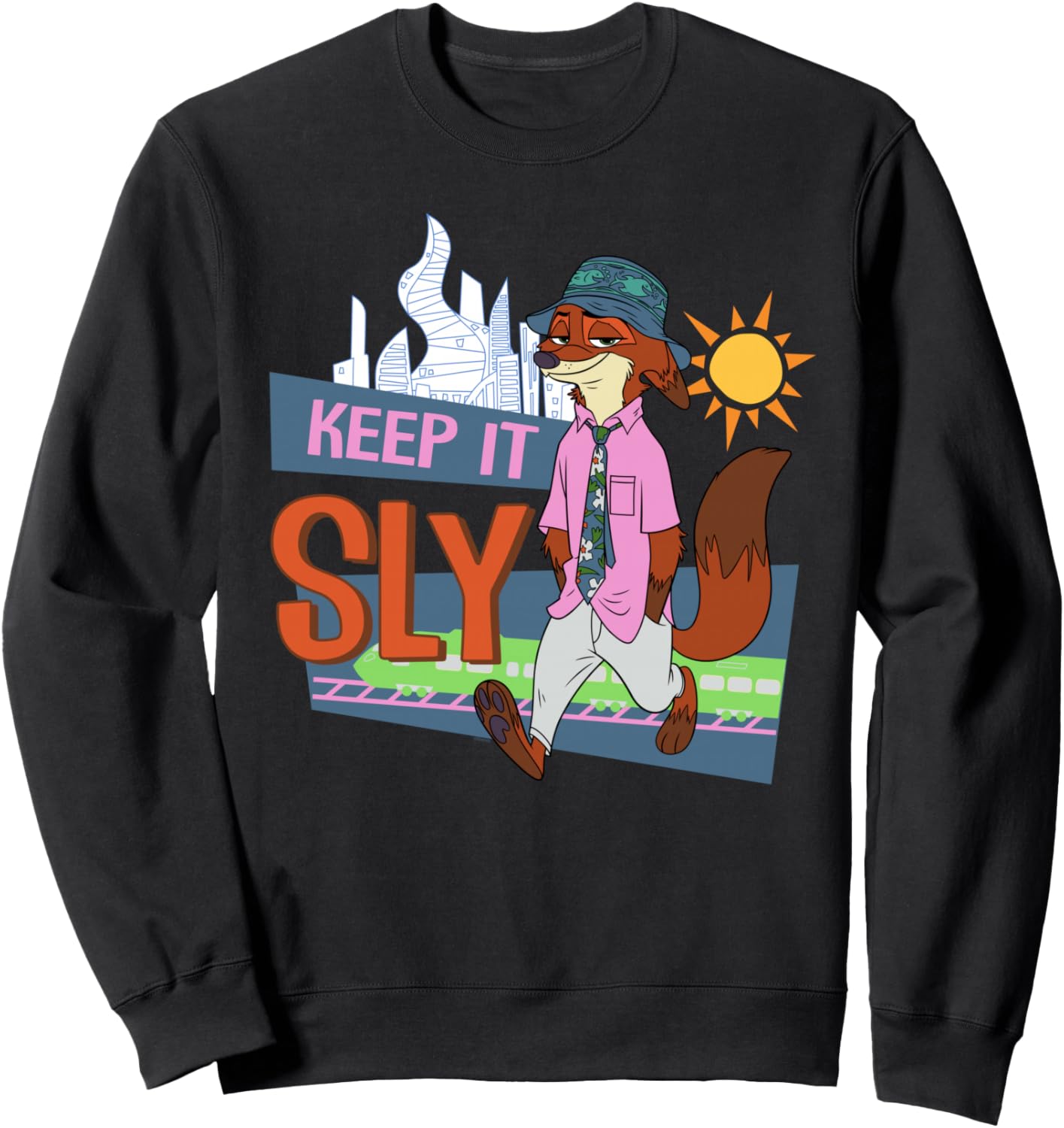 Забавная толстовка Disney Zootopia 2 Nick Wild Keep it Sly Funny Quart, черный
Забавная толстовка Disney Zootopia 2 Nick Wild Keep it Sly Funny Quart, черный