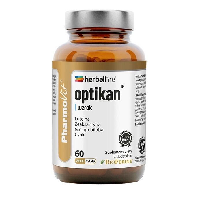 Капсулы для улучшения зрения Pharmovit Optikan Wzrok, 60 шт
Капсулы для улучшения зрения Pharmovit Optikan Wzrok, 60 шт