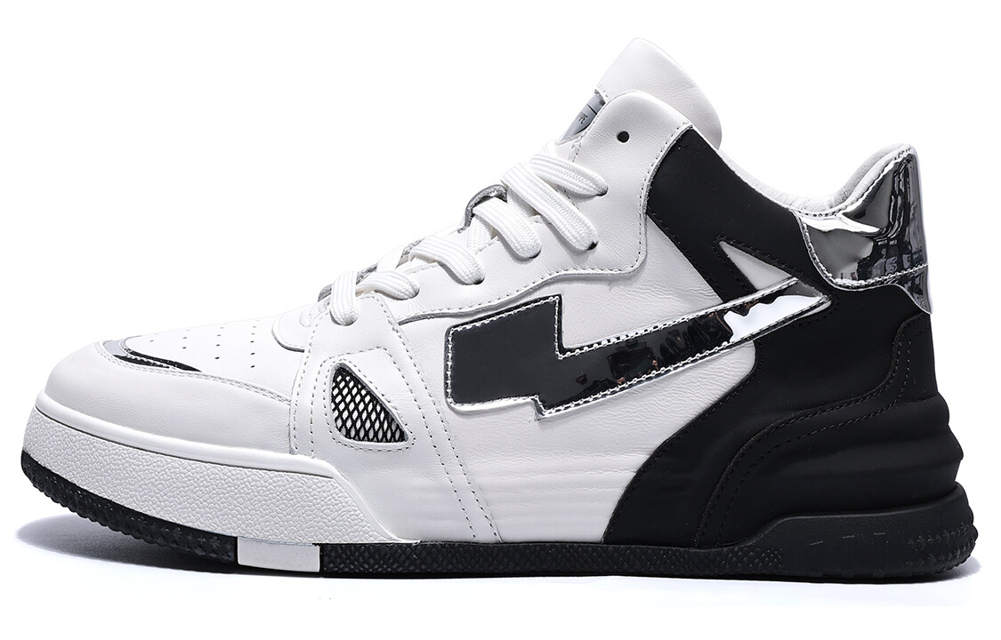 Кеды мужские, обувь для скейтбординга высокая черный/белый Trumppipe
Кеды мужские, обувь для скейтбординга высокая черный/белый Trumppipe