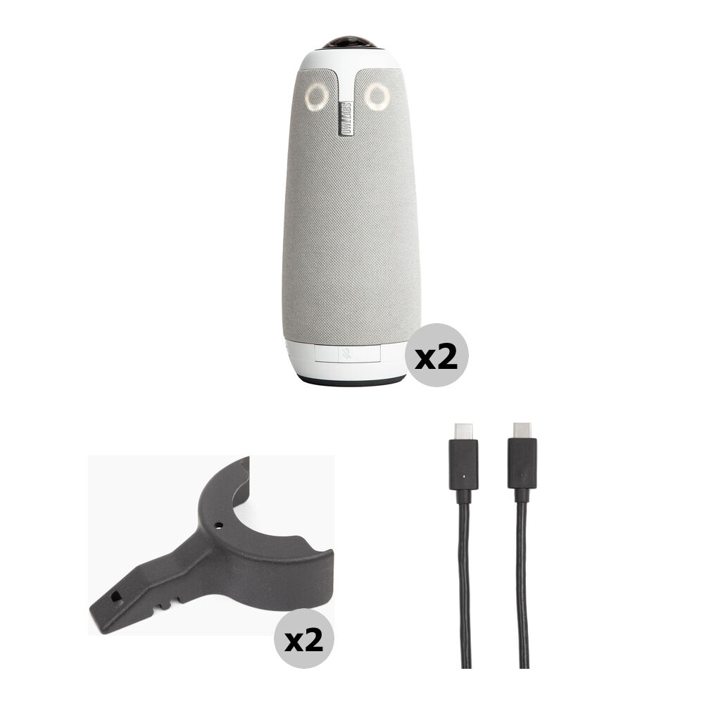 Комплект Owl Labs Meeting Owl 3 360 1080p из 2 камер с удлинительным кабелем
Комплект Owl Labs Meeting Owl 3 360 1080p из 2 камер с удлинительным кабелем