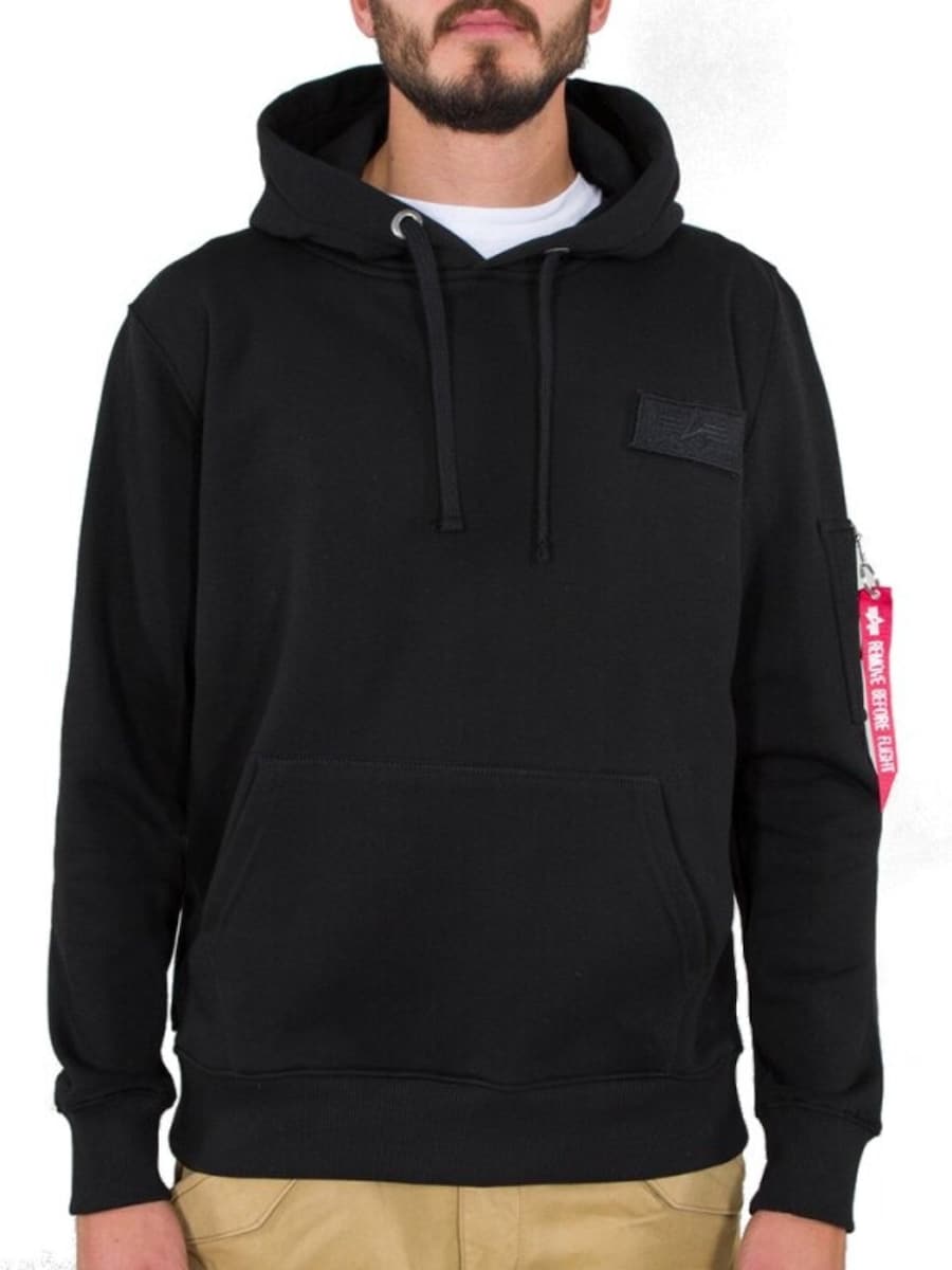 Толстовка ALPHA INDUSTRIES Red Stripe, черный
Толстовка ALPHA INDUSTRIES Red Stripe, черный