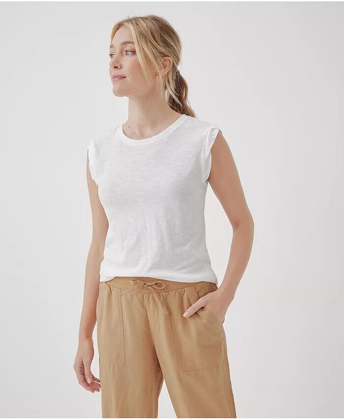 Женская футболка для слабых мышц в полулегком весе Pact, белый
Женская футболка для слабых мышц в полулегком весе Pact, белый