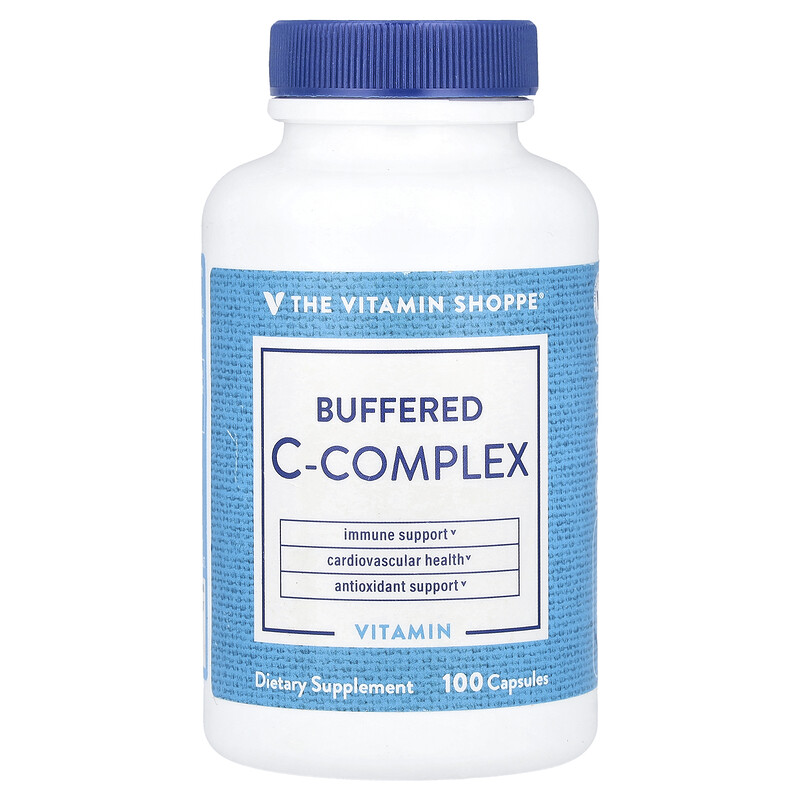 The Vitamin Shoppe, Buffered C-Complex, 100 капсул
The Vitamin Shoppe, Buffered C-Complex, 100 капсул
