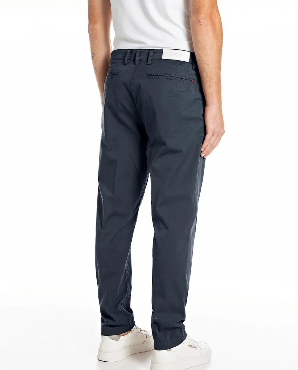 Мужские джинсы чинос обычного кроя Replay, тёмно-синий
Мужские джинсы чинос обычного кроя Replay, тёмно-синий