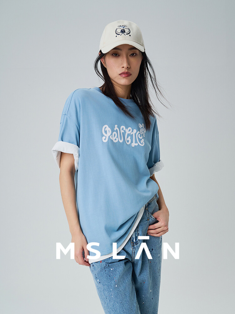 Футболка MSlan с короткими рукавами, синий
Футболка MSlan с короткими рукавами, синий