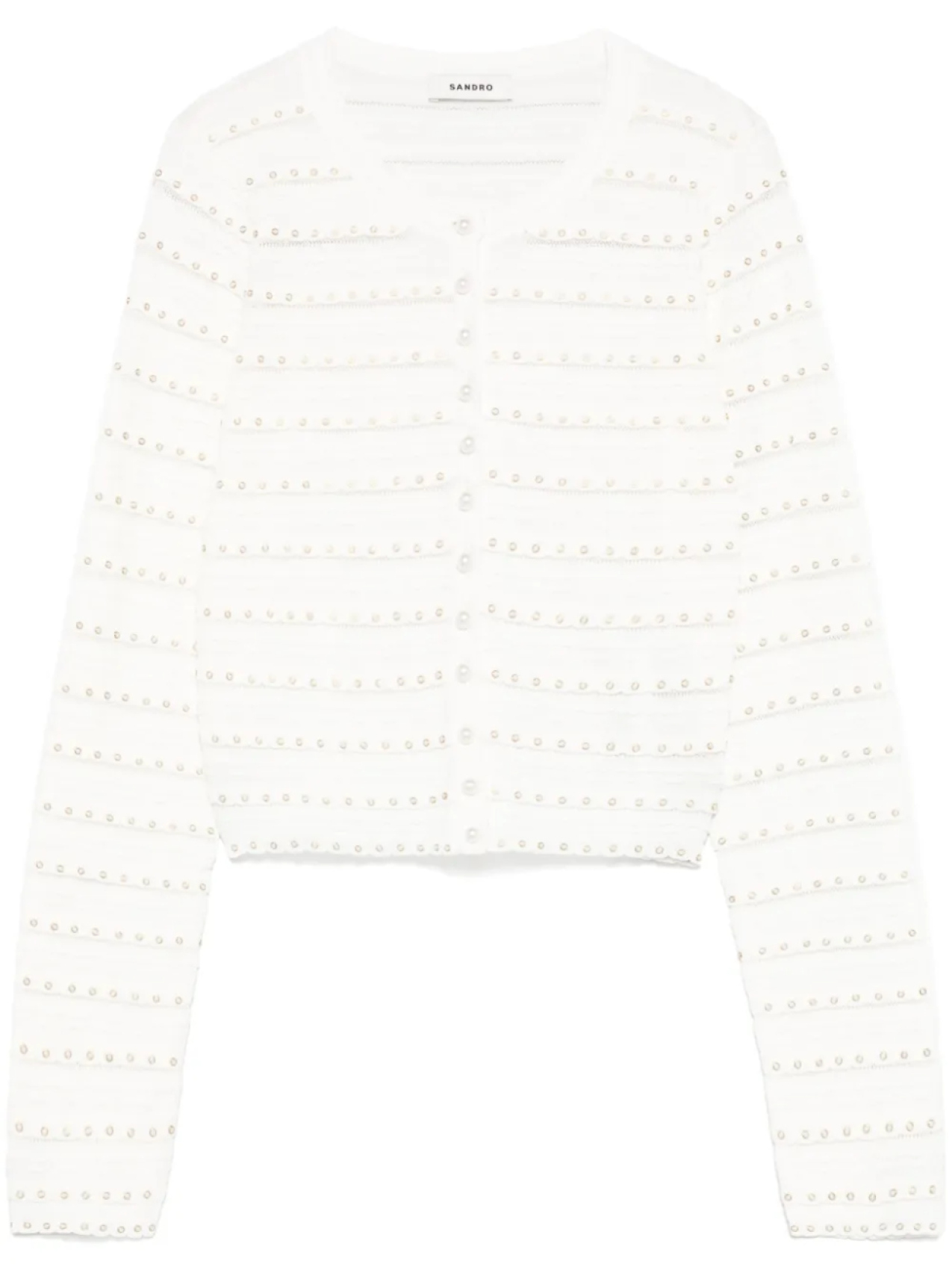 Кардиган SANDRO с бисером, белый
Кардиган SANDRO с бисером, белый