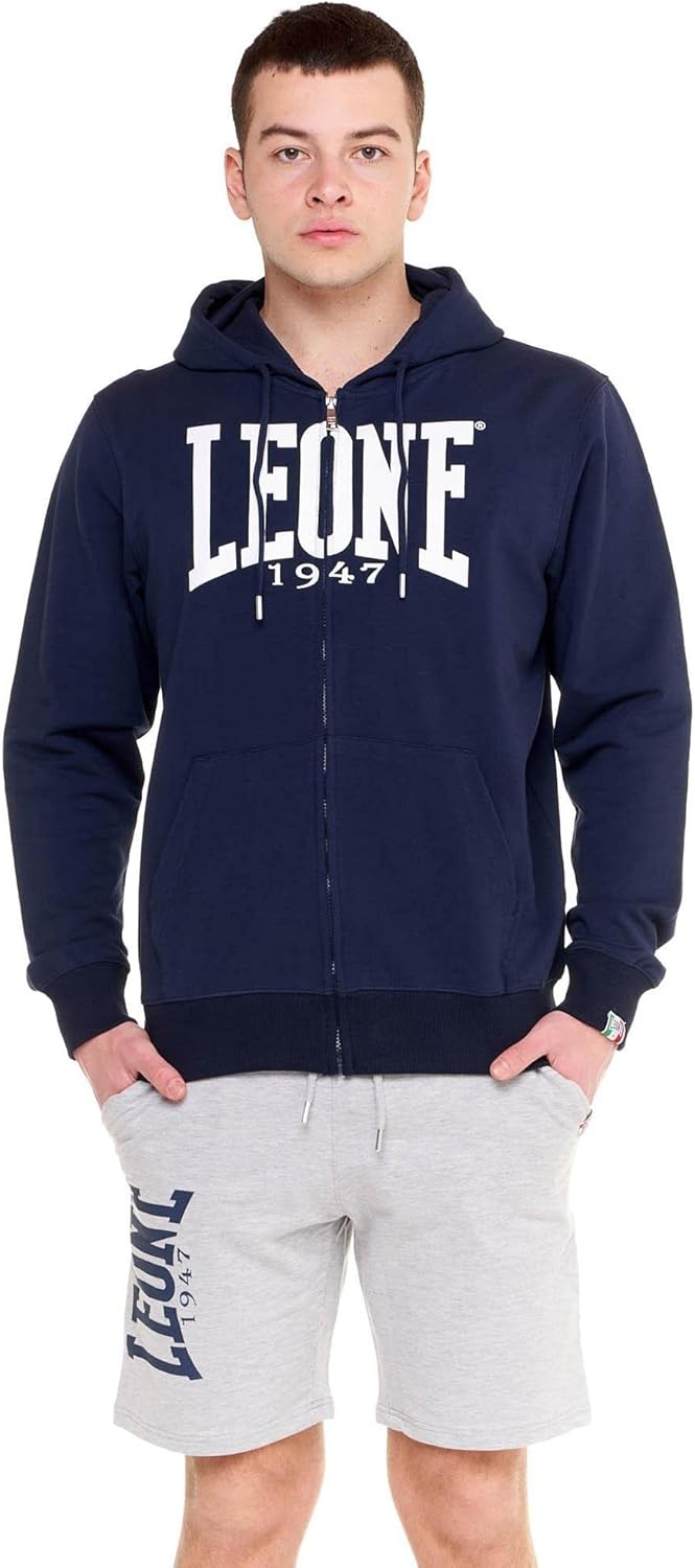 Мужская толстовка с капюшоном Leone 1947 Apparel с большим логотипом, темно-синий
Мужская толстовка с капюшоном Leone 1947 Apparel с большим логотипом, темно-синий