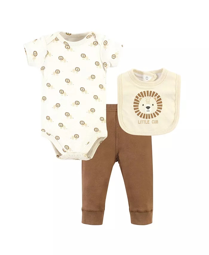 Комплект из 3 предметов для мальчиков Hudson Cotton: боди, штаны и нагрудник в комплекте Hudson Baby, коричневый/бежевый
Комплект из 3 предметов для мальчиков Hudson Cotton: боди, штаны и нагрудник в комплекте Hudson Baby, коричневый/бежевый