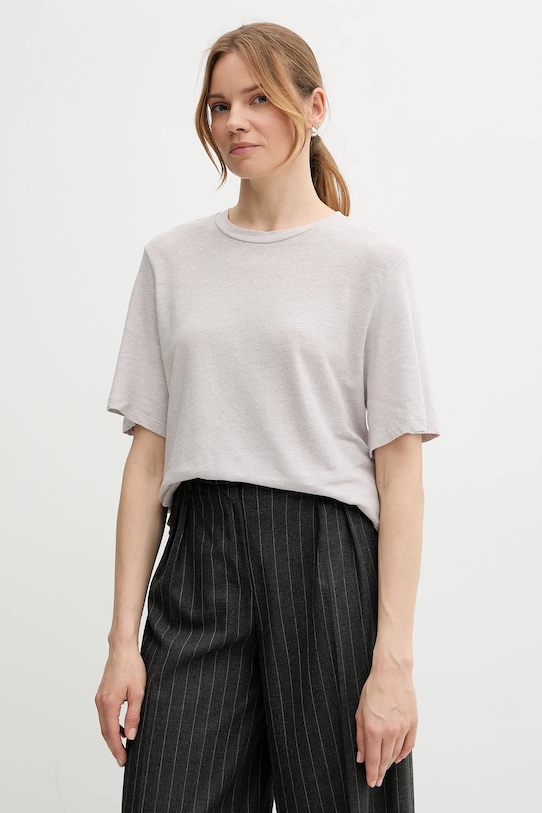 Льняная футболка Sisley, серый
Льняная футболка Sisley, серый