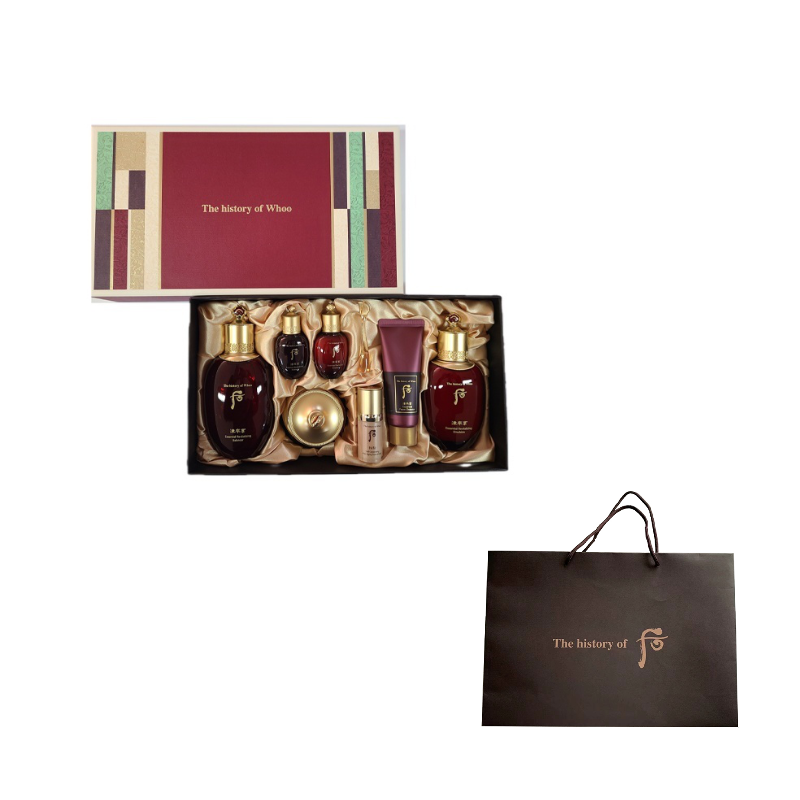 Наборы для ухода за кожей Unisex The History Of Whoo, the 24-year new model enjoys a 7-piece set
Наборы для ухода за кожей Unisex The History Of Whoo, the 24-year new model enjoys a 7-piece set