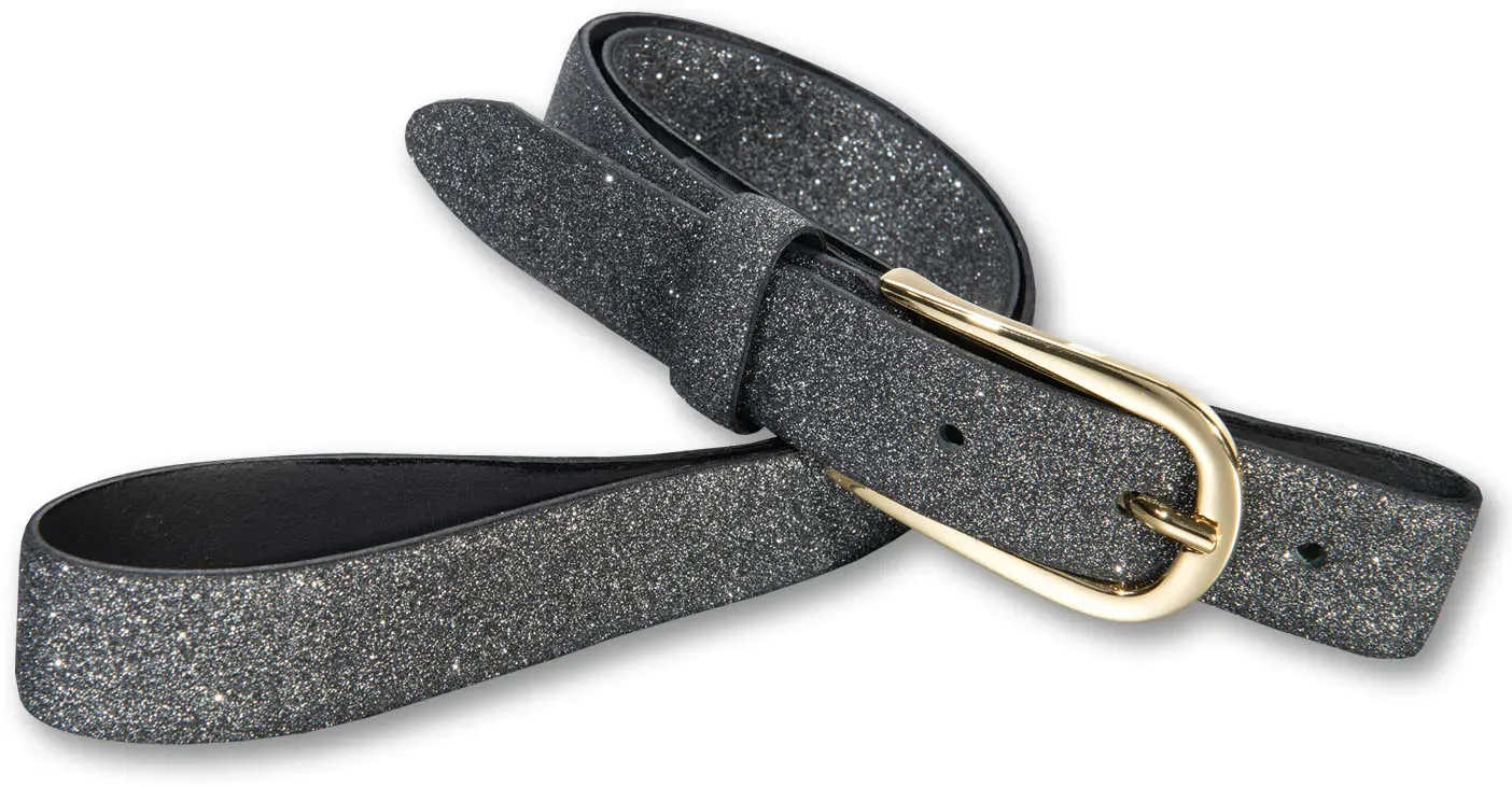Кожаный ремень Silbergift с блестками на поверхности, антрацит
Кожаный ремень Silbergift с блестками на поверхности, антрацит