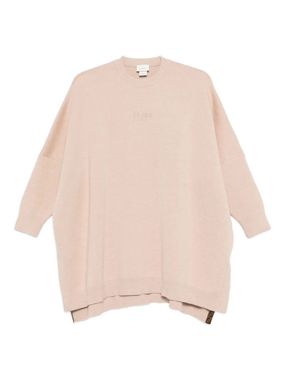 Вязаное шерстяное платье с логотипом Fendi Kids, нейтральный
Вязаное шерстяное платье с логотипом Fendi Kids, нейтральный