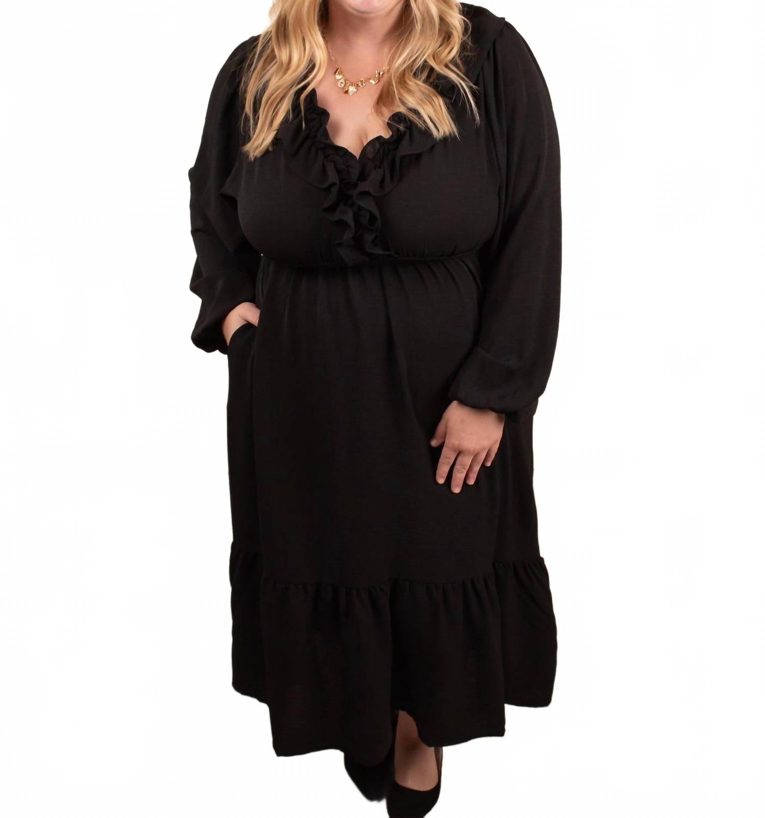 Платье-миди с V-образным вырезом Warm Welcome, черное Haptics, черный
Платье-миди с V-образным вырезом Warm Welcome, черное Haptics, черный