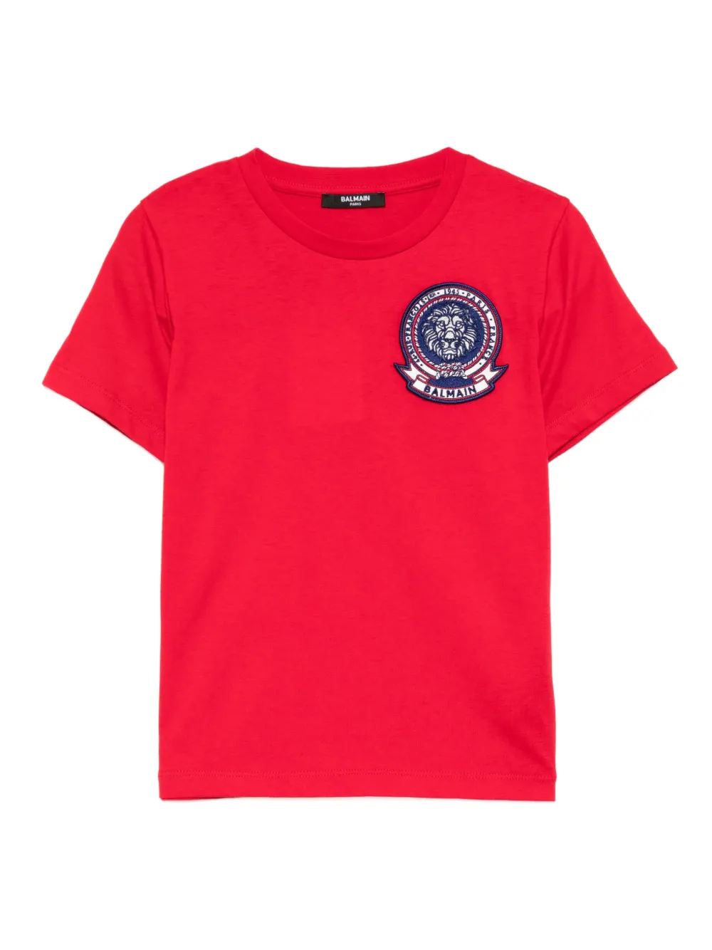 Футболка с вышитым логотипом Balmain Kids, красный
Футболка с вышитым логотипом Balmain Kids, красный