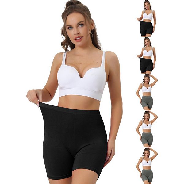 Набор из 6 женских трусов-шорт mid-thigh boxer с полным покрытием Inspire Chic, Dark Gray Black
Набор из 6 женских трусов-шорт mid-thigh boxer с полным покрытием Inspire Chic, Dark Gray Black