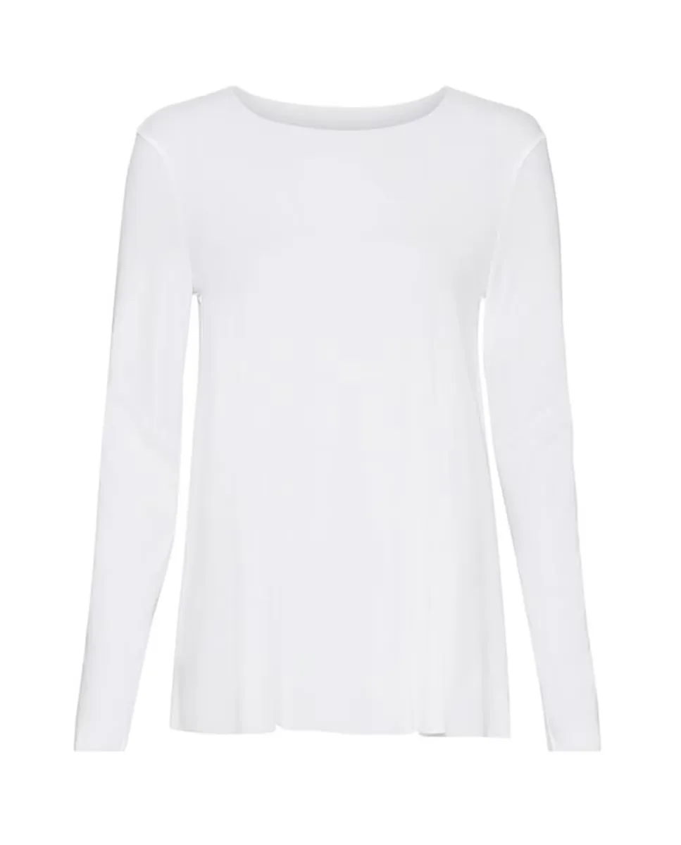 Свитер Aurora из экологически чистых материалов с матовой отделкой Wolford, белый 
Свитер Aurora из экологически чистых материалов с матовой отделкой Wolford, белый