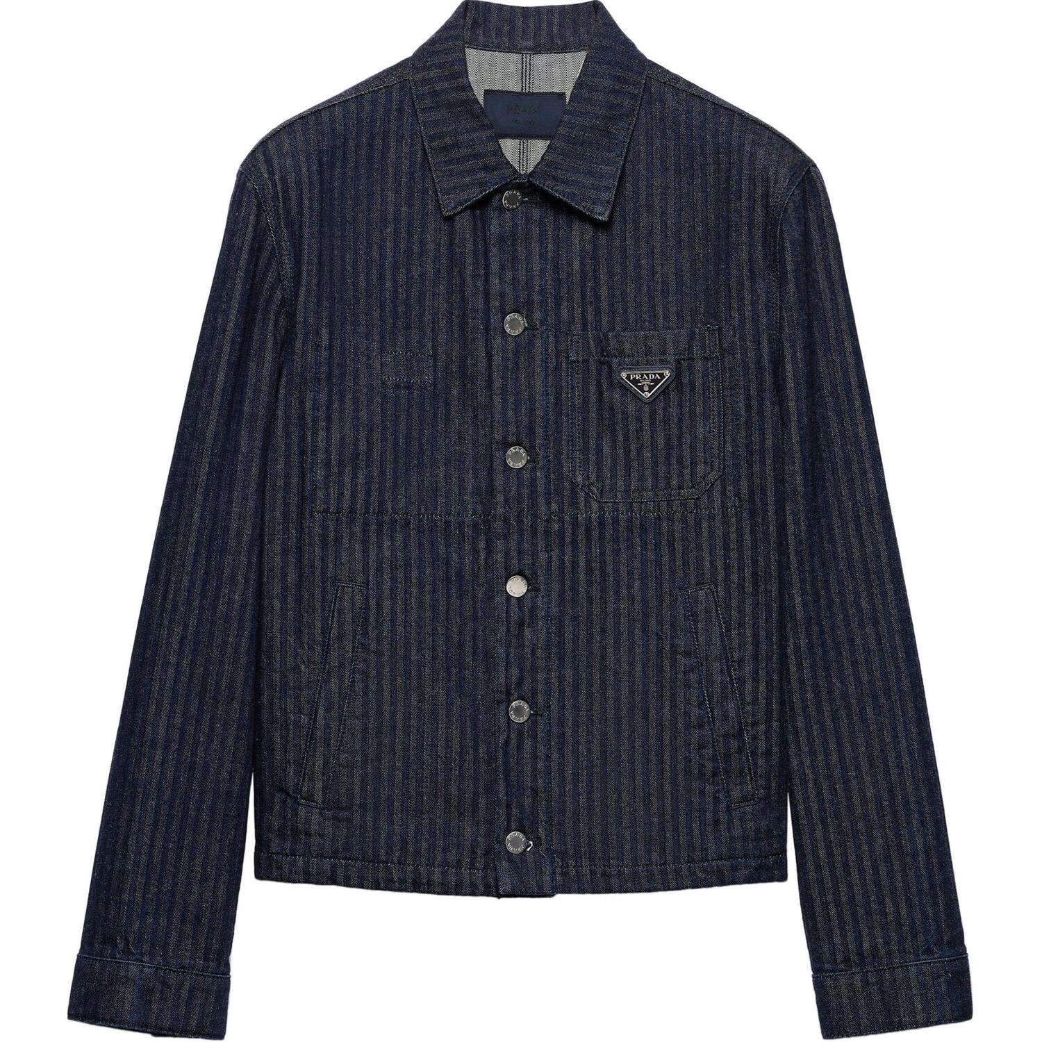 Куртка деним Chevron PRADA, темно-синий синий
Куртка деним Chevron PRADA, темно-синий синий