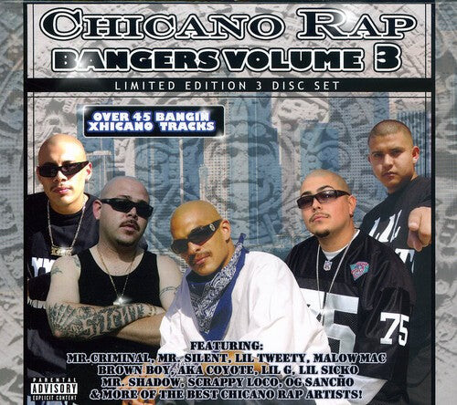 CD диск Chicano Rap Bangers 3 / Various: Chicano Rap Bangers, Vol. 4
CD диск Chicano Rap Bangers 3 / Various: Chicano Rap Bangers, Vol. 4